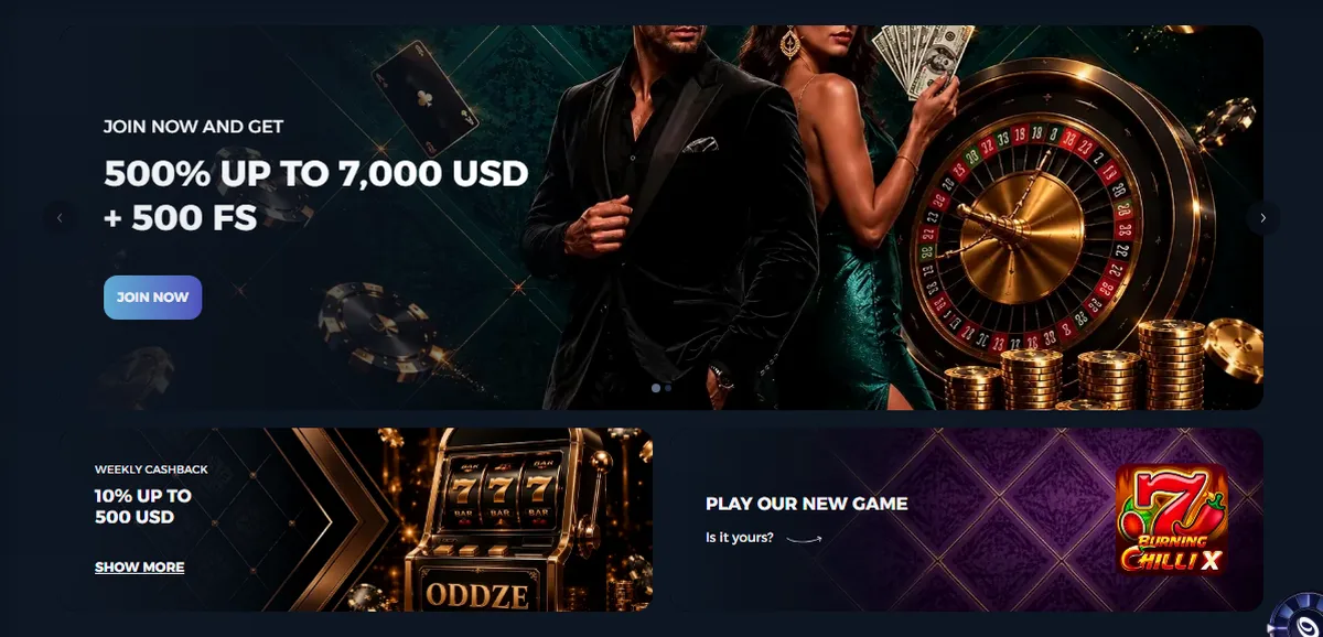Oddze — Casino Review